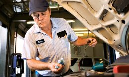 Auto Tech Plaza - Multiple Locations: Oil Change with Brake Check and Tire Rotation or an Air-Conditioner Tune-Up at Auto Tech Plaza (Up to 60% Off)