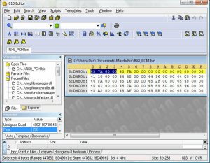 tuning binary editor