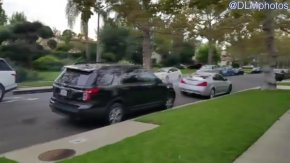 [LA] RAW VIDEO: Exotic Cars Race Through Residential Neighborhood