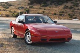 Red Nissan 240SX