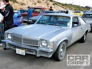This is Randal Burns' 1977 Buick Skylark. You might know him as The Silver Buick on CarCraft.com or may have seen his car on the CC Anti-Tour.