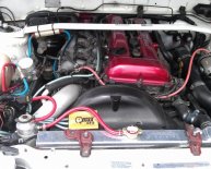 Modified car engine