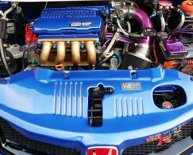 Modified engine bay